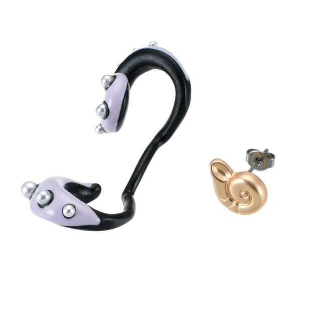 アースラ ピアス(片耳用)・イヤーカフ セット DISNEY VILLAINS 2,800円