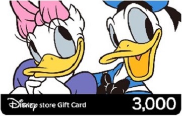 eギフトタイプ【ディズニーストア eギフトカード】