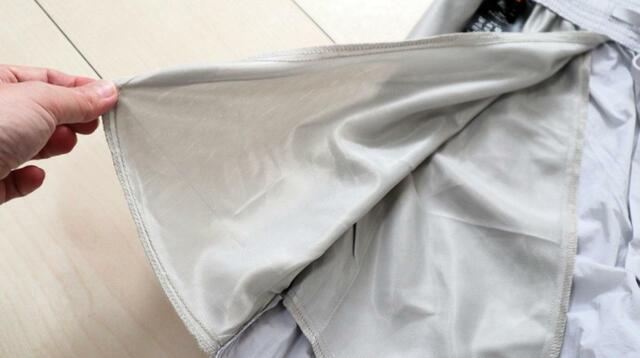 【ワークマン リペアテック(R)超軽量×遮熱シェフパンツ】ポケットの裏地はメッシュ素材です