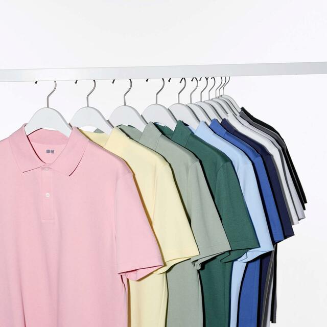 エアリズムコットンカノコポロシャツ(半袖)¥2,990→¥1,990|ユニクロ「40周年感謝祭」