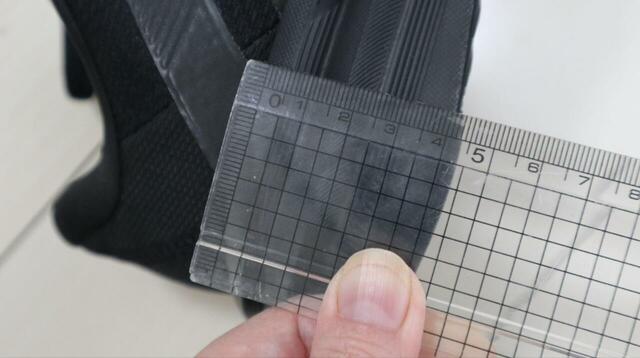 【adidas（アディダス） GALAXY 7 WIDE W】ソールはいちばん高いところで4cm強あります