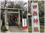 【田無神社】青梅街道に面した鳥居をくぐって参道へ