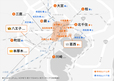 首都圏版賃貸ヒートマップ