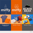 「サマンサタバサ」のミッフィー、ブラック・ベアの初コラボレーションアイテムが登場