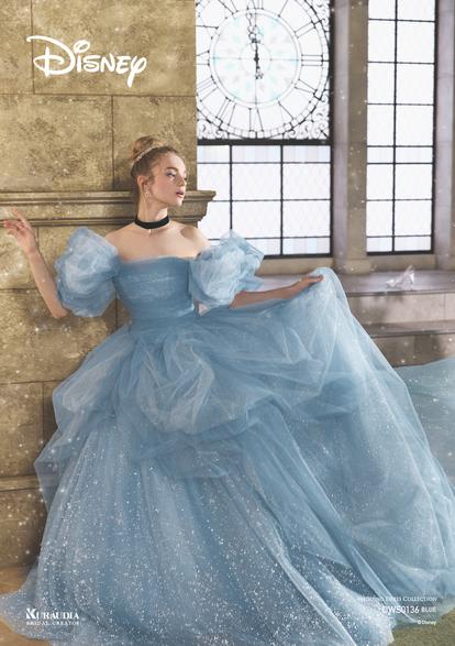 ディズニー結婚式】極上エレガント♪「シンデレラのウェディングドレス ディズニー結婚式】極上エレガント♪「シンデレラのウェディングドレス