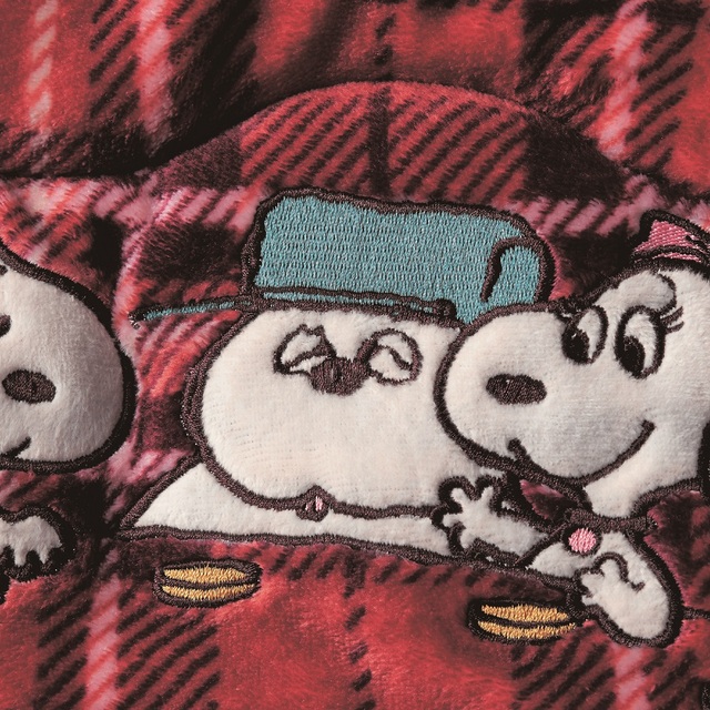 【省スペース】アップリケ付きこたつ布団「スヌーピー」