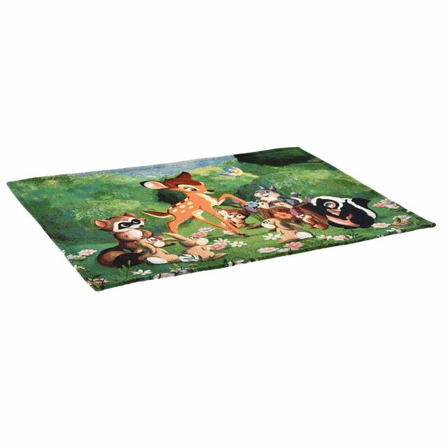 バンビ、とんすけ、フラワー マット Bambi 80years 4,180円