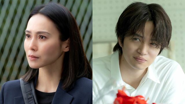 左から中谷美紀、菊池風磨