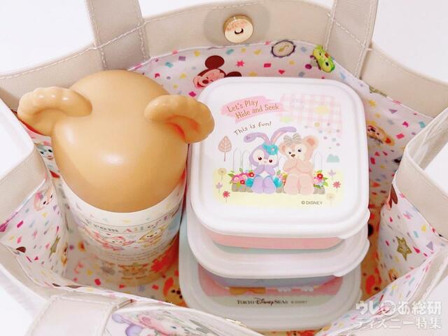 かくれんぼのシール容器が3段入ります