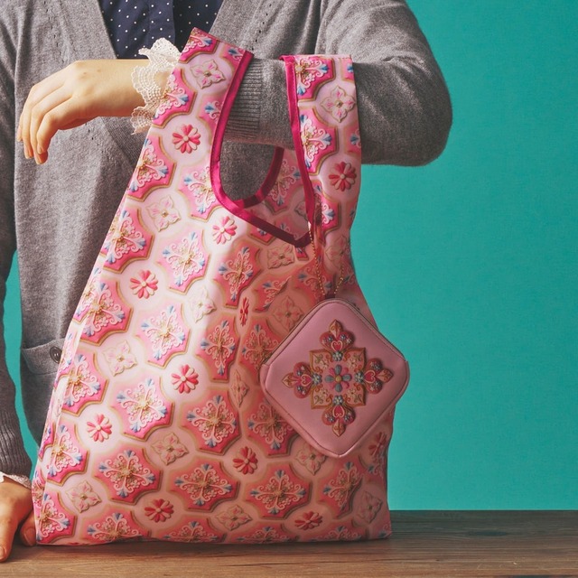 【Afternoon Tea LIVING】ポーチ付きショッピングバッグ ¥2,750