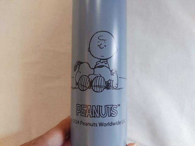 チャーリー少年が、スヌーピーを見守っているような表情