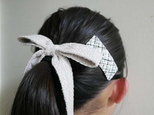 ツイードゴムピンセット