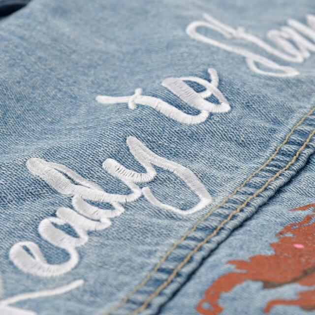 アリエル、フランダー、セバスチャン デニムジャケット ブルー M L 実写映画『リトル・マーメイド』 11,000円