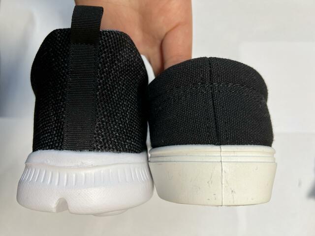 【コメリ 軽量ニットマジックシューズ カインズ カックスシューズ】コメリの方が高さがある