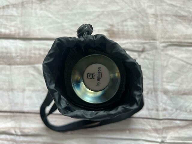 ボトルホルダーには600mlのペットボトルが収納可能なため、550mlのペットボトルを入れてみました