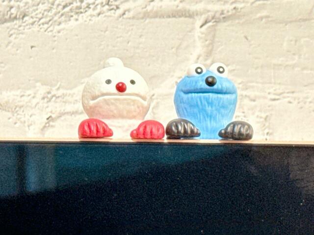 【⼀番くじ パペットスンスン】こちらをひょっこり覗く2人♪並ぶとかわいさマシマシです！