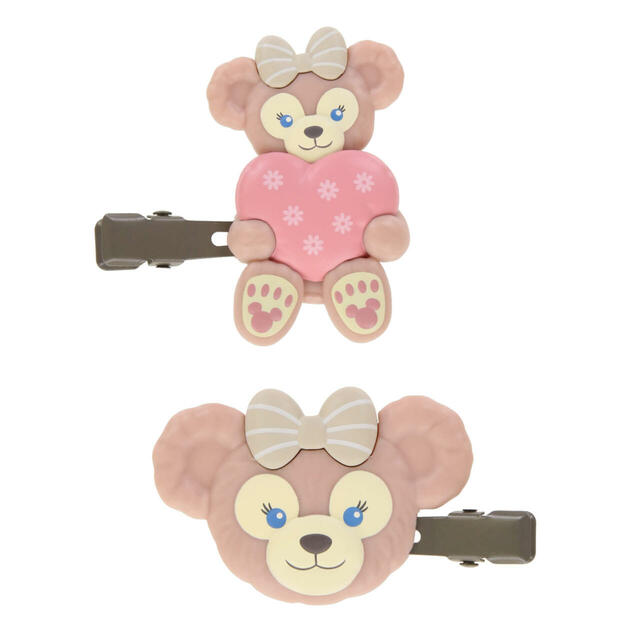 ヘアクリップセット 1,400円|ダッフィー&フレンズ|販売店舗:東京ディズニーシー「マクダックス・デパートメントストア」|発売日:2024年10月3日(木)