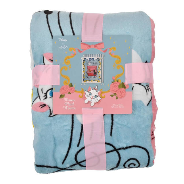 マリー、ベルリオーズ、トゥルーズ おしゃれキャット ブランケット 大判 リバーシブル The Aristocats by Ann Shen 6,600円