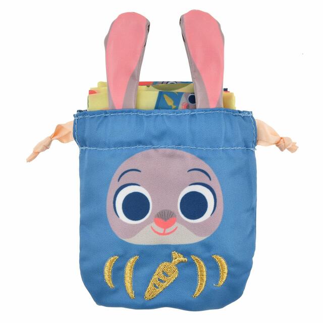 ジュディ・ホップス＆ニック・ワイルド ショッピングバッグ・エコバッグ 巾着入り HAPPY JUDY YEAR 2,970円