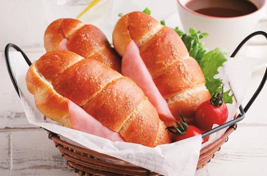 ハム塩パン