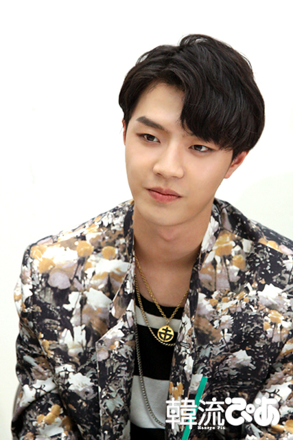 MYNAMEジュンQ@『韓流ぴあ』取材中