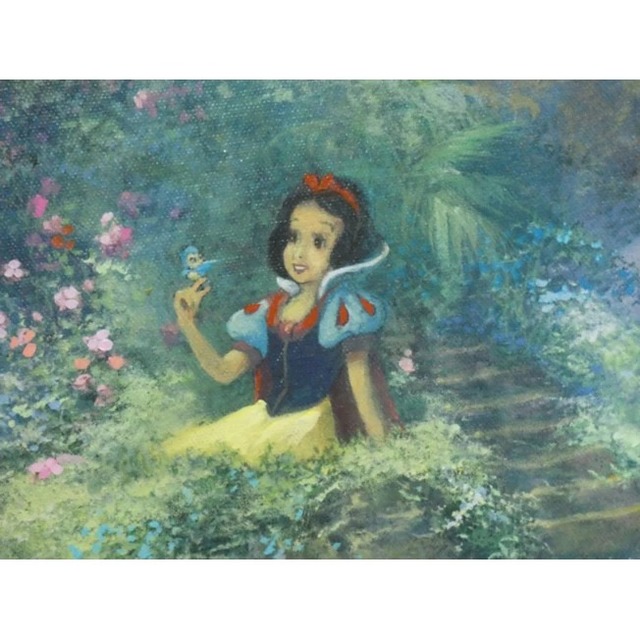 ディズニーファインアート ピッキングフラワーズ 世界限定295枚 638,000円