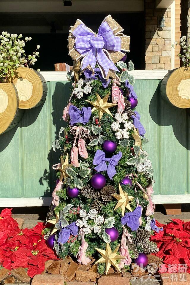 ダッフィーたちのクリスマスツリー