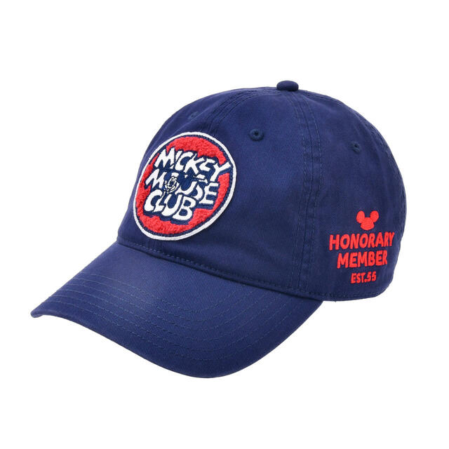  ミッキー 帽子・キャップ ブルー Mickey Mouse Club 70th 3,500円 ※一部店舗限定