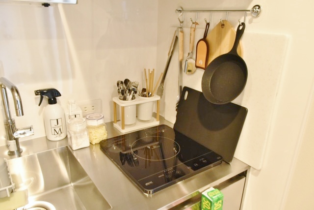 コンパクトだけど使い勝手の良いキッチン