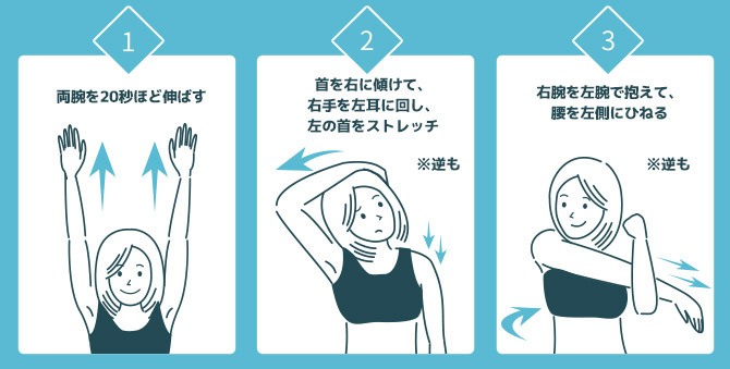 肩コリ・首コリ即解消! PC&スマホ中でもすぐできる、簡単 肩コリ・首コリ即解消! PC&スマホ中でもすぐできる、簡単