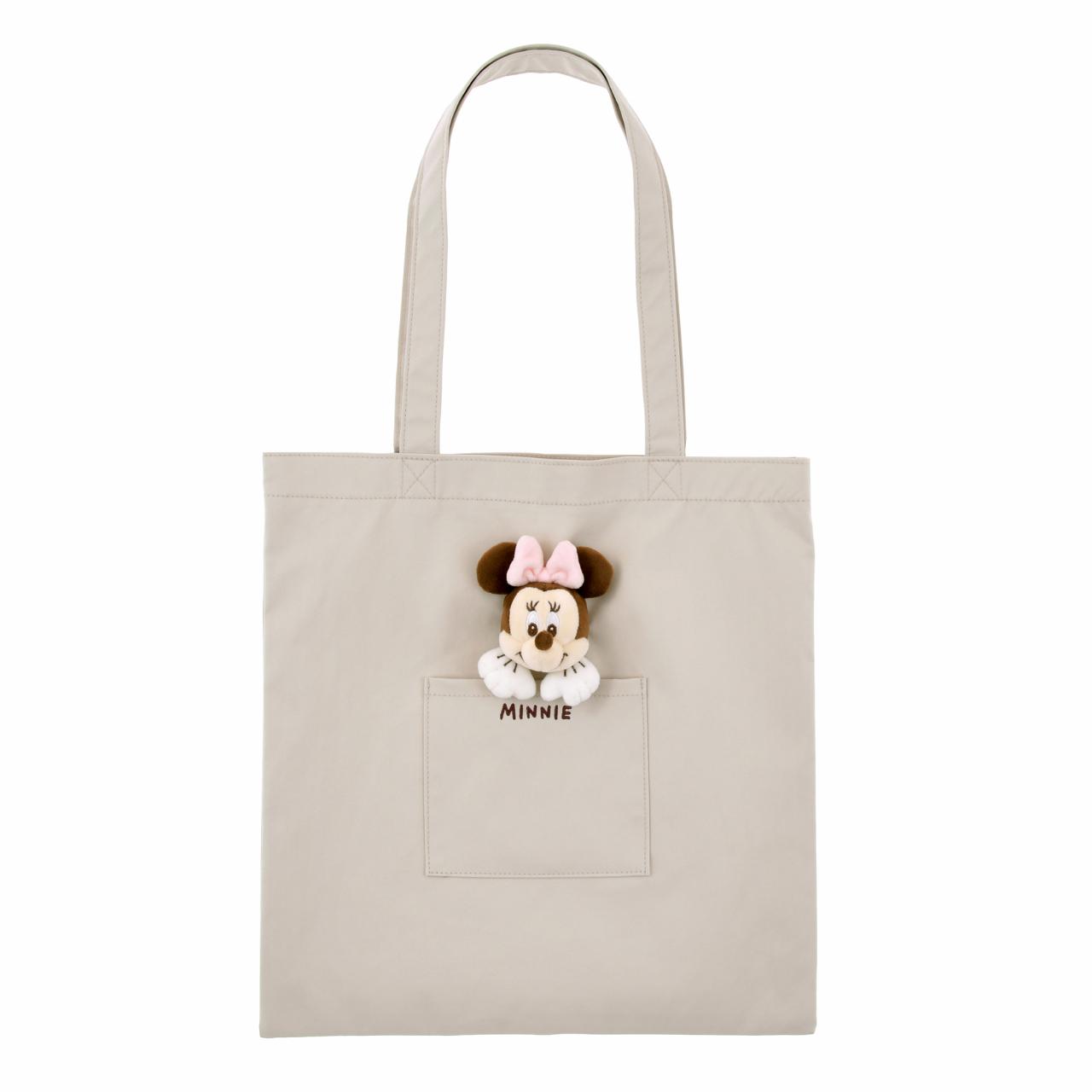 ディズニー】ミニーがちょこんと顔を出す♪トートバッグがめちゃ