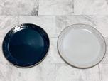 【ナチュラルキッチン】ラウンドプレート星座ネイビー・ホワイト／各税込330円