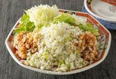 ねぎだく油淋鶏丼 白