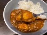 【カルディオリジナル チャナマサラ(ひよこ豆のカレー)】ひよこ豆がほくほくしていて美味しい!
