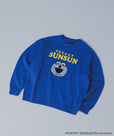 【SENSE OF PLACE × パペットスンスン】別注 SUNSUN ジャガードニット（BLUE/One Size）¥6,600 (税込)