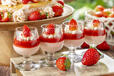 「いちごのムース」<期間:2026年1月1日〜3月31日>【“フレッシュいちご2種“の食べ比べもできる!インターナショナルガーデンホテル成田の「旬のいちごと生パスタを楽しむイタリアンビュッフェ」】