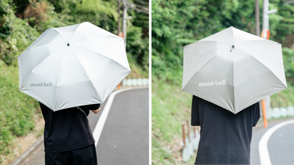 モントベル　日傘　値下げしました‼️ モンベル mont-bell 日傘 （オレンジ） - ファッション通販