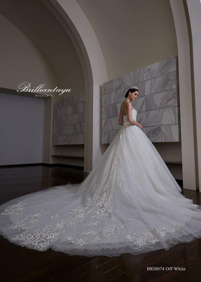 「Brilliantayu (ブリリアンターユ)」新作ウェディングドレス BRI-0074_OffWhite