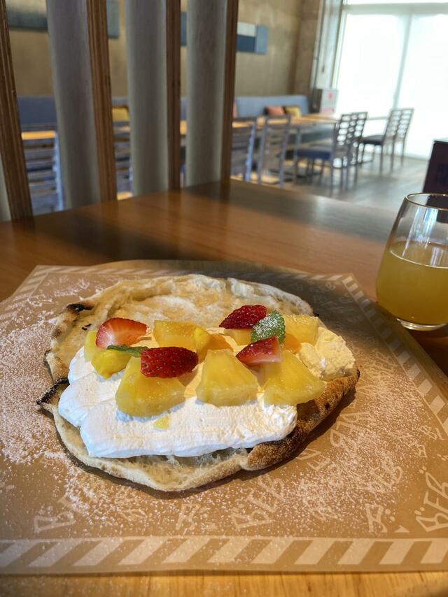 【星野リゾート BEB5沖縄瀬良垣】朝食「パニーノトロピカルフルーツ」