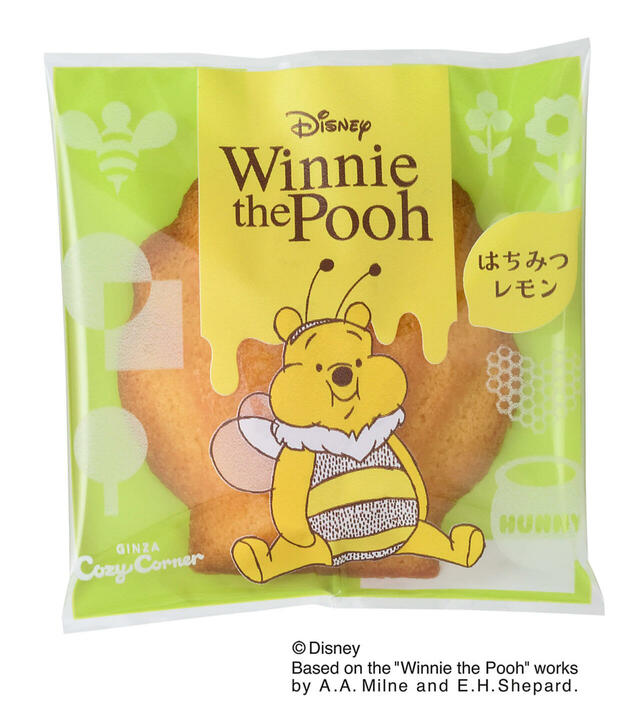 <くまのプーさん>はちみつレモンマドレーヌ 108円|銀座コージーコーナー