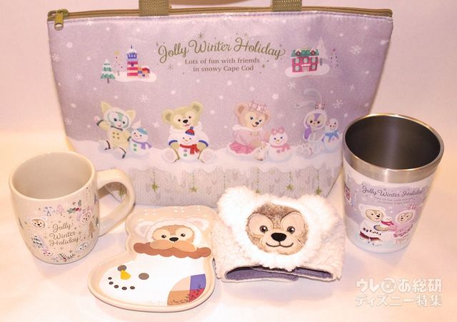 「ダッフィー&フレンズのウィンターホリデー」スーベニア全5種類