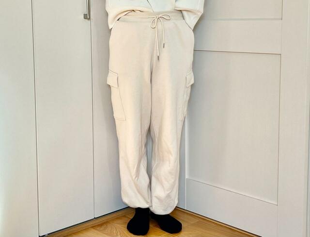 【UNIQLO スウェットカーゴパンツ】部屋着やパジャマとしても使えるほど楽ちん