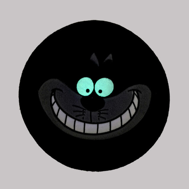 チェシャ猫 帽子・ベレー帽 蓄光 ブラック 59 CHESHIRE CAT 4,000円