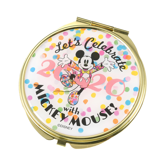 ミッキー ハンドミラー・手鏡 Let’s Celebrate with Mickey Mouse 2020 1,320円（税込）