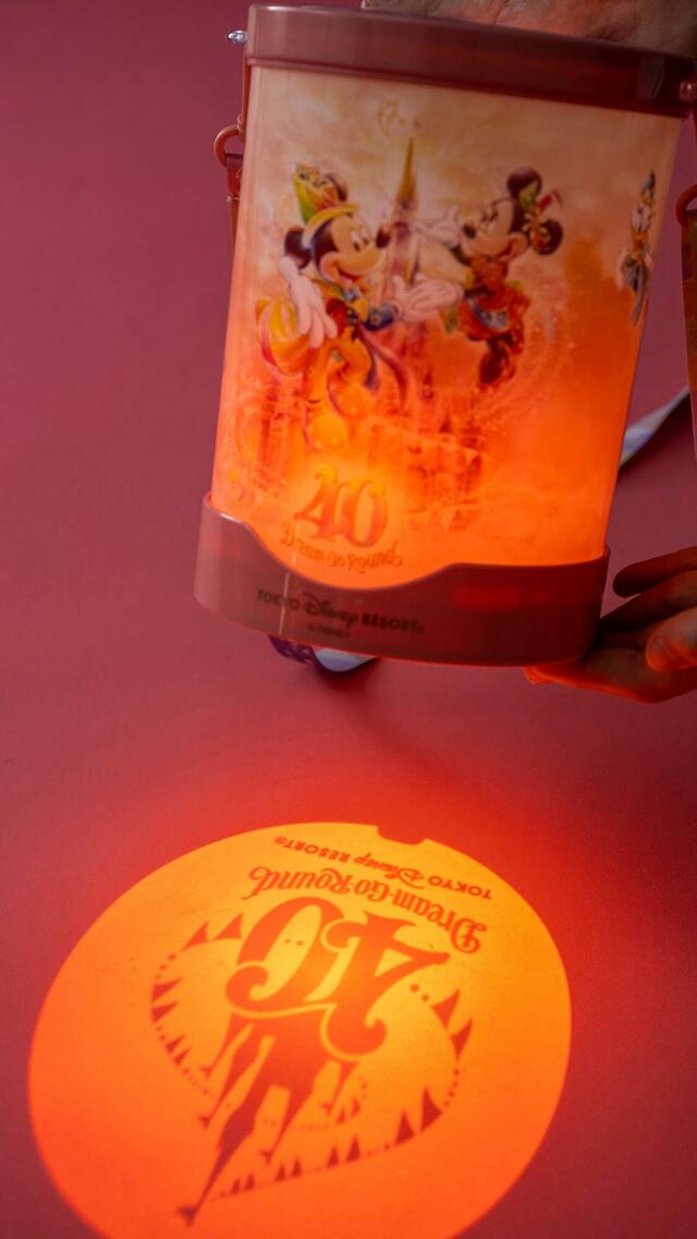 ポップコーン、バケット付き 3,400円｜東京ディズニーリゾート40周年“ドリームゴーラウンド”スペシャルメニュー