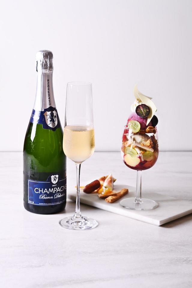 パフェとアルコールセット（ぶどう）