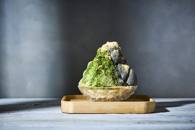 抹茶 黒胡麻 ‒ 黒胡麻アイス