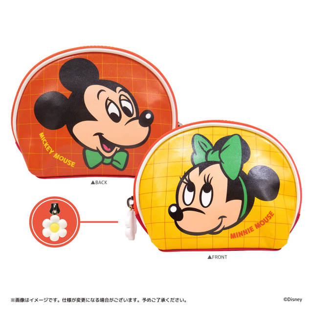 コスメポーチ　1,950円＋税｜「ミニーマウスの日」キデイランドオリジナルデザイングッズ