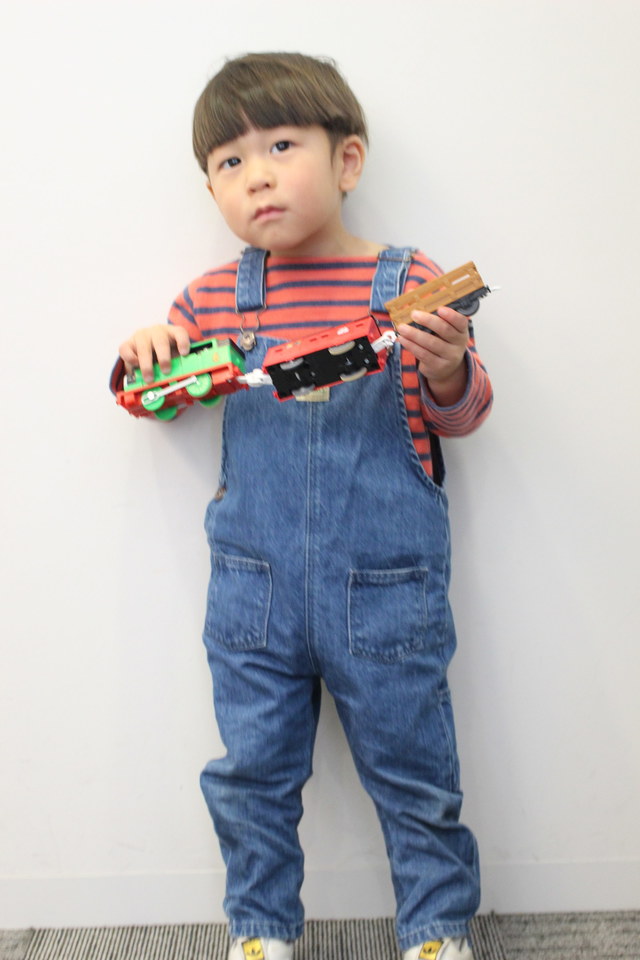 興味津々な様子