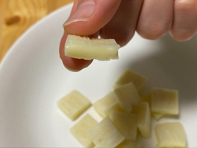 【無印良品 マスカルポーネチーズたら】マスカルポーネでさっぱりとした後味です。